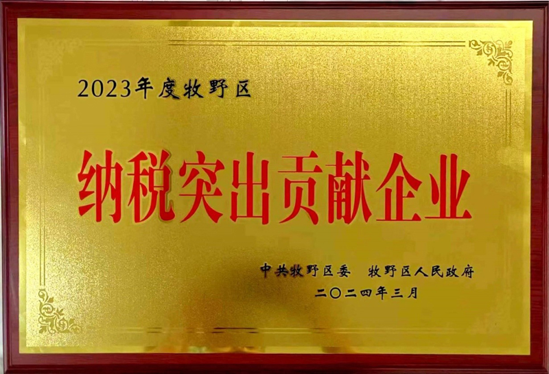 納稅突出貢獻(xiàn)企業(yè)