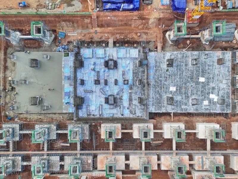 挑戰(zhàn)極限，鑄就輝煌—— 陜投信豐能源項目汽輪發(fā)電機(jī)基座底板澆筑工程創(chuàng)佳績